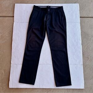 Massimo Dutti Dark Blue Chinos Classic Straight Leg